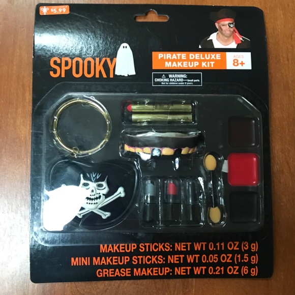 Halloween Super Value Makeup Set & Pirate Deluxe Makeup Kit New 3 sets - Picture 4 of 5